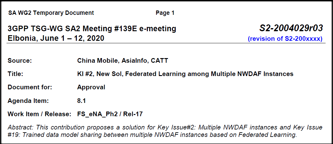 恒耀平台科技3GPP R17国际标准暨AI联邦学习在通信领域的首个国际标准获批 2.png